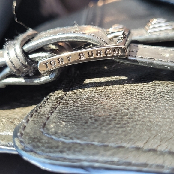 TORY BURCH Hastings Leather Ankle Black Boots SIZE 7 M - Picture 8 of 13